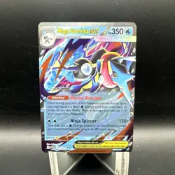 Mega Greninja ex Pokemon Chaos Rising 022/083 English NM In Hand - Image 1