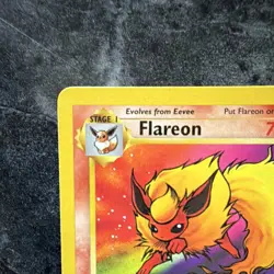 Pokemon Flareon 19/64 Jungle Unlimited Stage 1 70 HP Rare WOTC 1999 - Image 2