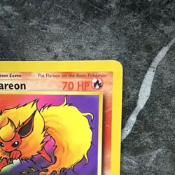 Pokemon Flareon 19/64 Jungle Unlimited Stage 1 70 HP Rare WOTC 1999 - Image 3