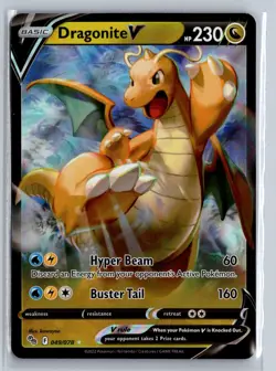 Dragonite V Ultra Rare Pokemon GO 049/078 NM - Image 1