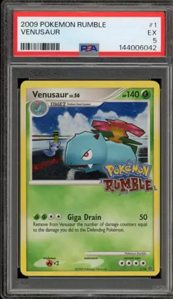 Pokemon Venusaur Rumble #1 PSA 5 - Image 1