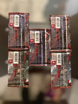 Lot of (5x) Pokemon TCG Sun & Moon Crimson Invasion Booster Packs FactorySealed - Image 2