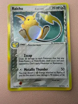 Pokemon Raichu Delta Species 15/110 Holon Phantoms Reverse Holo 2006 NM - Image 1