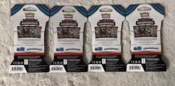 Pokemon TCG: 4x Twilight Masquerade Sleeved Booster Packs (Full Art Set) - Image 2