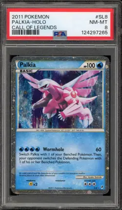 Pokemon Palkia Call of Legends Holo Rare #SL8 PSA 8 - Image 1