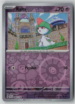 Ralts 084/198 Pokemon TCG Scarlet & Violet Base Reverse Holo (Near Mint) NM 1 - Image 1