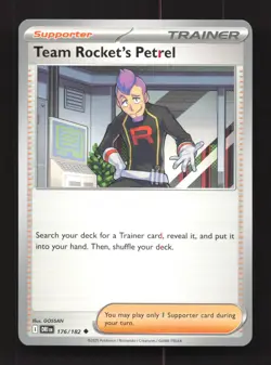 Team Rocket's Petrel 176/182 Uncommon Destined Rivals Pokemon Near Mint - Image 1