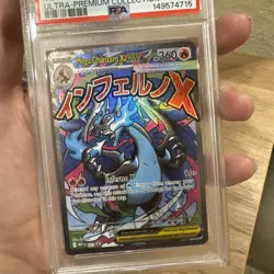 Pokemon Mega Charizard X EX #023 Me: Mega Evolution Promo Holo PSA 10 - Image 3