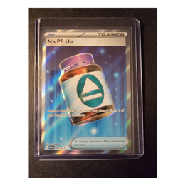 Pokemon N's PP Up Trainer Item ASC 262/217 Full Art Secret Rare Holo English - Image 1