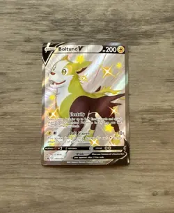 Pokemon Card - Boltund V Shiny Full Art - Black Star Promo SWSH085 - Near Mint - Image 1