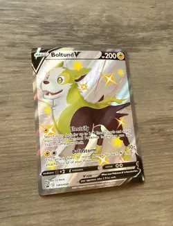Pokemon Card - Boltund V Shiny Full Art - Black Star Promo SWSH085 - Near Mint - Image 3