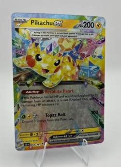 Pikachu EX, Pokemon Near Mint, Surging Sparks, Double Rare, 57/191 - Image 2