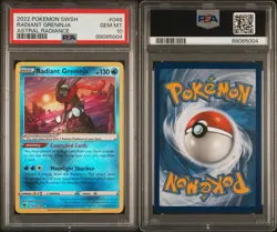 🔥Pokemon Radiant Greninja 046/189 Astral Radiance Radiant Rare Holo PSA 10 - Image 3