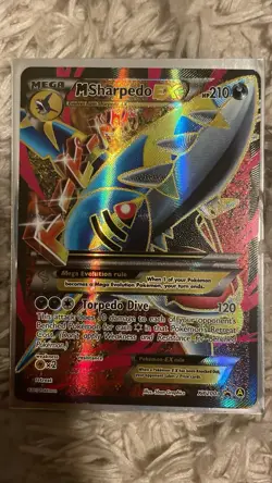 Pokemon M Sharpedo EX XY200A Alternate Art Mega Evolution Promo Holo Card - Image 1