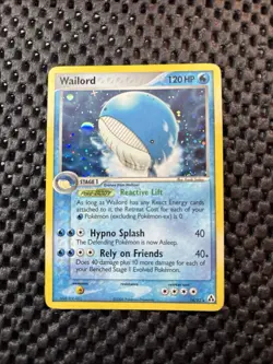 Pokemon TCG EX Legend Maker 2006 Wailord 14/92 Holo Rare Card LP - Image 1