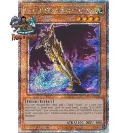 Yugioh! 1x Evil HERO Adusted Gold RA04-EN029 Quarter Century Secret Rare NM - Image 1