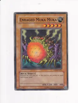 Yu-Gi-Oh Yugioh ENRAGED MUKA MUKA SOD-EN031 (#2) - Image 1