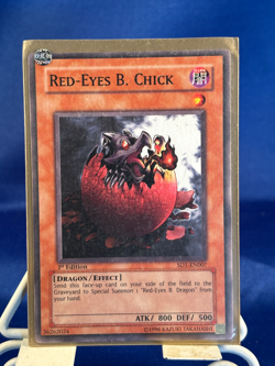 Red-Eyes B. Chick Yu-Gi-Oh 1st Edition SD1-EN007 - Image 1