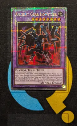RA03-EN035 Ancient Gear Howitzer Quarter Century Secret Rare 1st Ed YuGiOh - Image 1