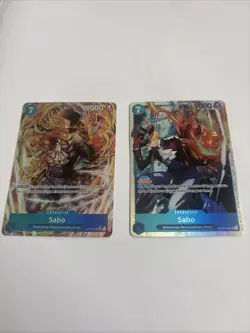 Sabo Alternate Art OP15-046 Adventure on Kami's Island Foil One Piece (2) Cards - Image 1