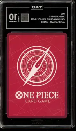One Piece CCG Imu Carrying on His Will Alt Art Leader OP13-079 TAG 10 Gem Mint - Image 2