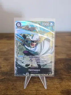 One Piece Helmeppo OP11 Alternate Art A Fist of Divine Speed Foil NM - Image 1