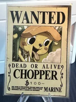 Panini One Piece Epic Journey Trading Card #135 Chopper Wanted Poster - Image 1