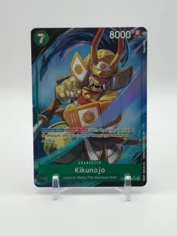One Piece Kikunojo SR Alt Art EB04-012 The Azure Sea's Seven English - Image 1