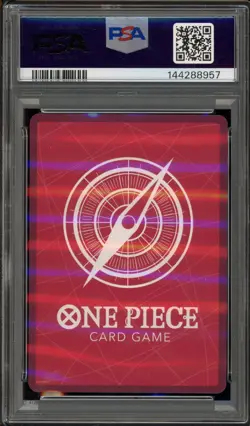 One Piece CCG Monkey.D.Luffy Dodgers X One Piece Night EB02-010 PSA 9 Mint - Image 2