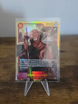 Silvers Rayleigh OP08-118 Two Legends One Piece - English Near Mint SEC Foil - Image 1