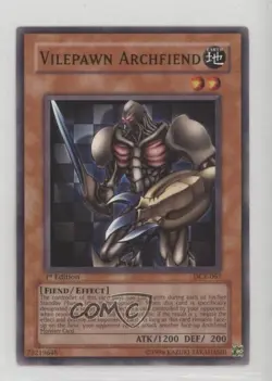 Vilepawn Archfiend 1st Ed. YuGiOh Dark Crisis #DCR-067 2003 - Image 1