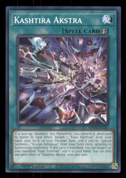 Yugioh Kashtira Akstra #MP24-EN347 25th Anniversary Tin: Dueling Mirrors NM - Image 1