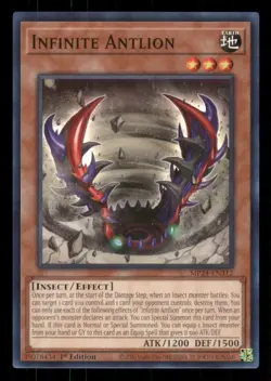 Yugioh Infinite Antlion #MP24-EN312 25th Anniversary Tin: Dueling Mirrors NM - Image 1