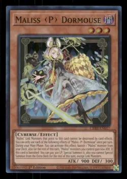 Yugioh Maliss P Dormouse #CRBR-EN017 Crossover Breakers Super Rare NM - Image 1
