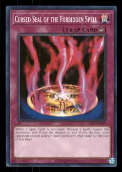 Yugioh Cursed Seal of the Forbidden Spell #IOC-EN049 Invasion of Chaos 25th Anni - Image 1