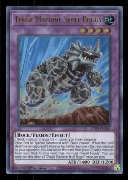 Yugioh Fossil Machine Skull Buggy #GFP2-EN021 The 2nd Haunting Ultra Rare NM - Image 1