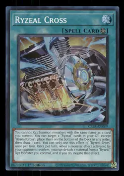 Yugioh Ryzeal Cross #CRBR-EN009 Crossover Breakers Super Rare NM - Image 1