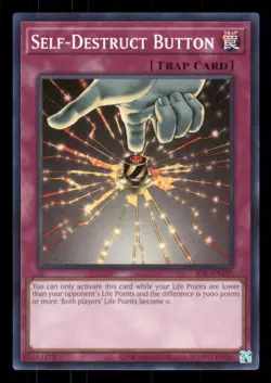 Yugioh Self-Destruct Button #IOC-EN105 Invasion of Chaos (25th Anni Edition) NM - Image 1
