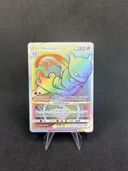 Pokemon TCG Mewtwo Vstar Pokemon Go 079/078 Holo Secret Rare - Image 1