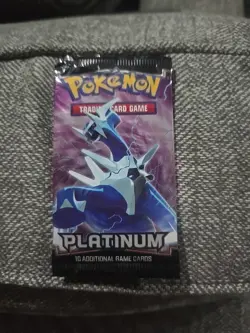 SEALED UNWEIGHED 2009 Pokemon Platinum Base Booster Pack Dialga Artwork NoRefund - Image 1