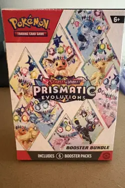 Pokemon TCG: S&V Prismatic Evolutions Factory Sealed Booster Bundle - Image 1