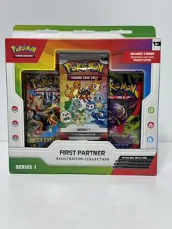 Pokemon TCG First Partner Illustration Collection Series 1 New Sealed - Image 1