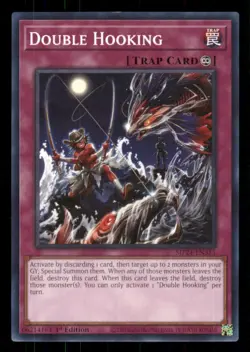 Yugioh Double Hooking #MP24-EN355 25th Anniversary Tin: Dueling Mirrors NM - Image 1