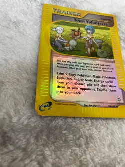 Pokemon Town Volunteers 136/147 Aquapolis Reverse Holo - Image 3