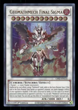 Yugioh Geomathmech Final Sigma #GFP2-EN134 The 2nd Haunting Ultra Rare NM - Image 1