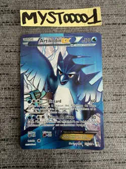 Carte Pokemon Artikodin EX 132/135 Full Art N & B Glaciation Plasma Francais Occ - Image 1