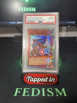 Yugioh Dark Magician Girl Prismatic Secret Rare LPST-JP002 Stamp Edition PSA 10 - Image 1
