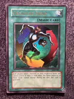 Yugioh Creature Swap LOD-081 Ultra Rare Unlimited Edition MP - Image 1