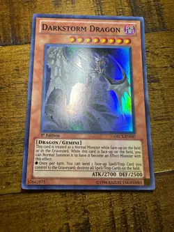Darkstorm Dragon ORCS-EN037 1st Edition Super Rare PL + BONUS - Image 1