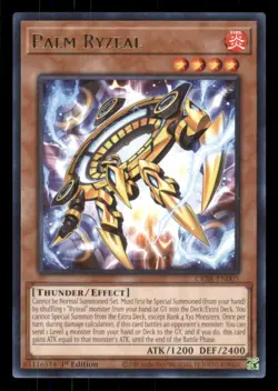 Yugioh Palm Ryzeal #CRBR-EN005 Crossover Breakers Rare NM - Image 1